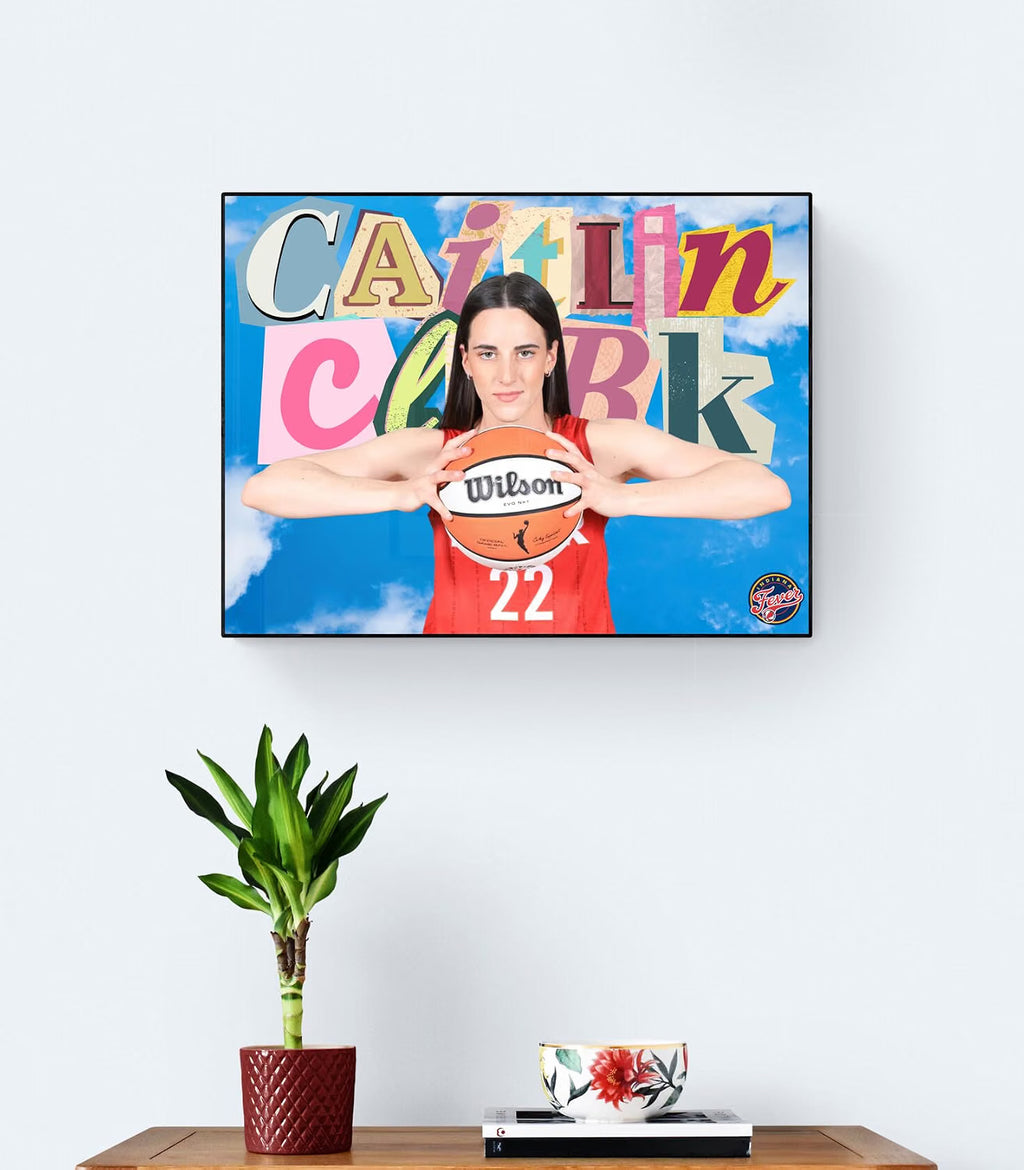 Caitlin Clark Indiana Fever Rise Above WNBA Basketball Poster