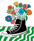 Flower Shoe Poster