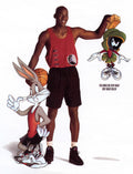 Michael Jordan bugs bunny Poster